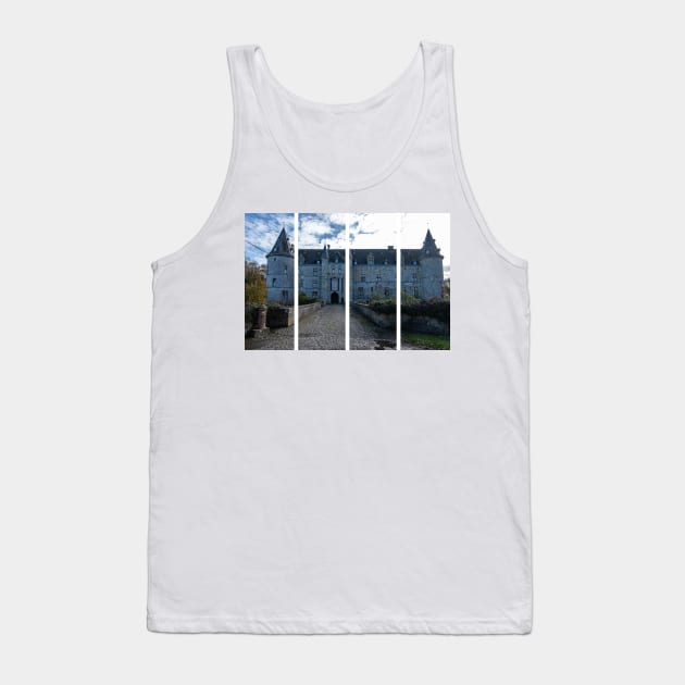 Fallais Castle is a castle originating in the 13th century and built by the Beaufort family. Liege Province. Autumn sunny day Tank Top by fabbroni-art